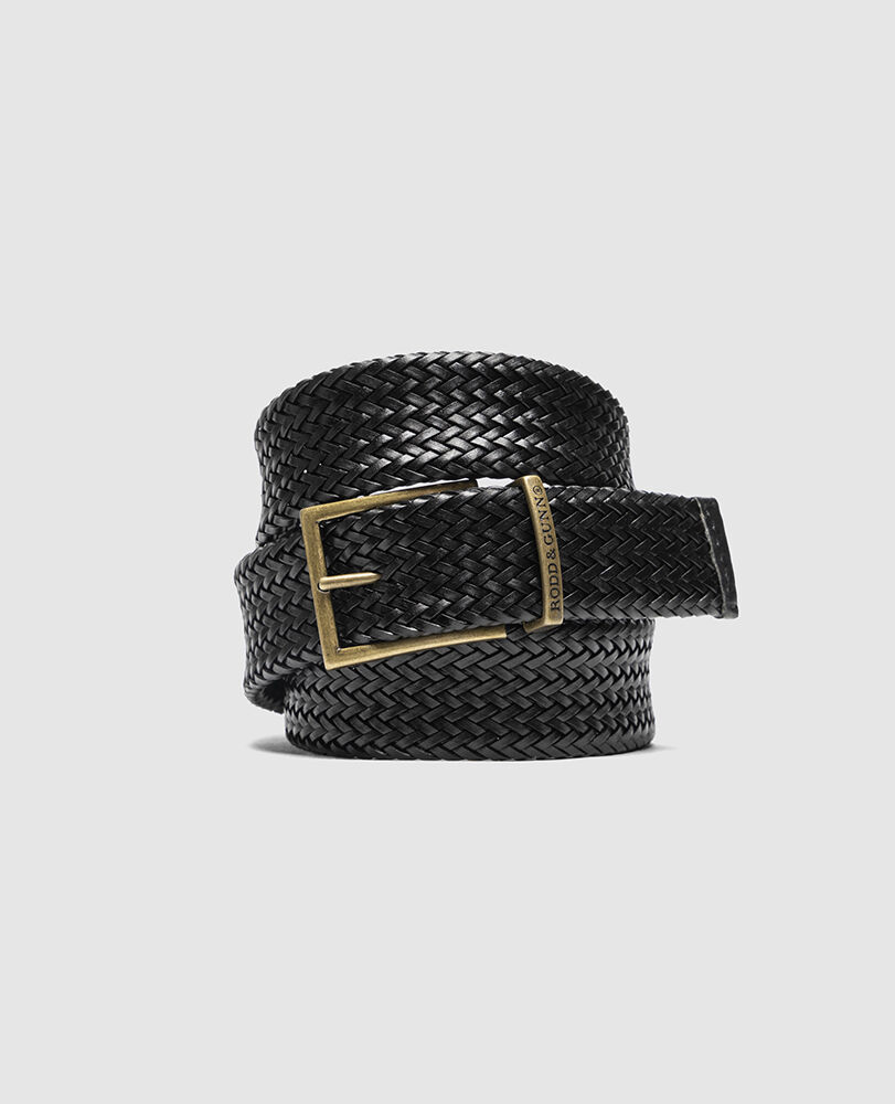 Waverly Weave Belt Nero Rodd & Gunn UK
