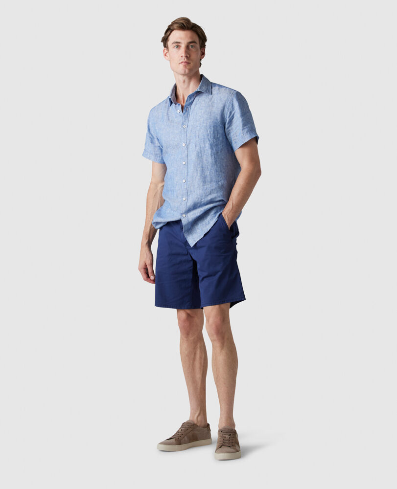 Hemd Ellerslie in sportlicher Passform, DENIM, Off Front