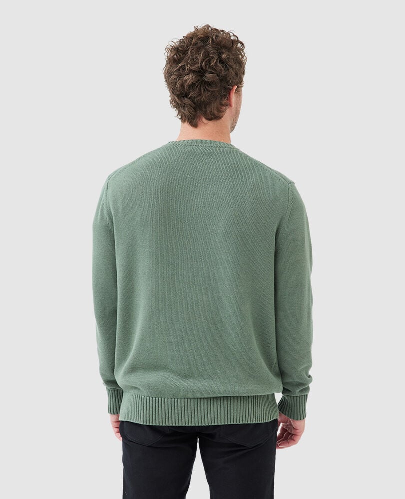 Gunn Knit · Olive ME, OLIVE, Back