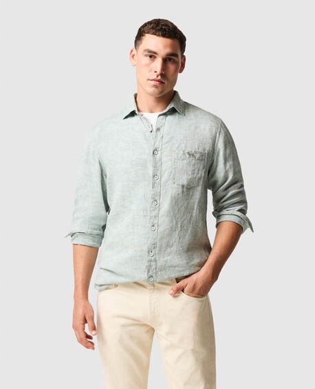 Coromandel 2 Sports Fit Shirt, MOSS