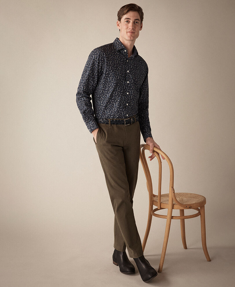 Edgars Road Straight Fit Pant, FOREST, Back