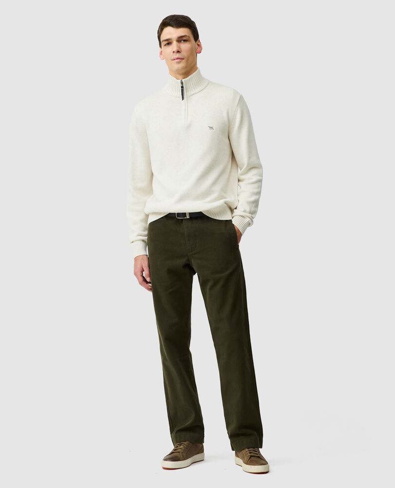 Clyde Relaxed Fit Pant &middot; Olive 42, OLIVE, Off Front