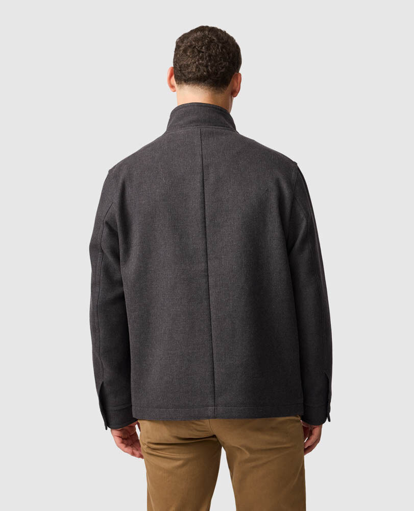 Oaklands Jacket, AKTIVKOHLE, Back