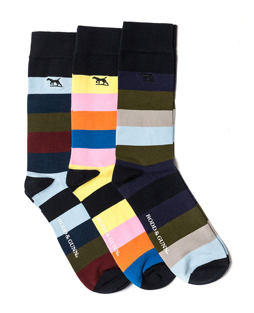 Riverhead Three Pack Sock/Multi 0, MULTI, Back