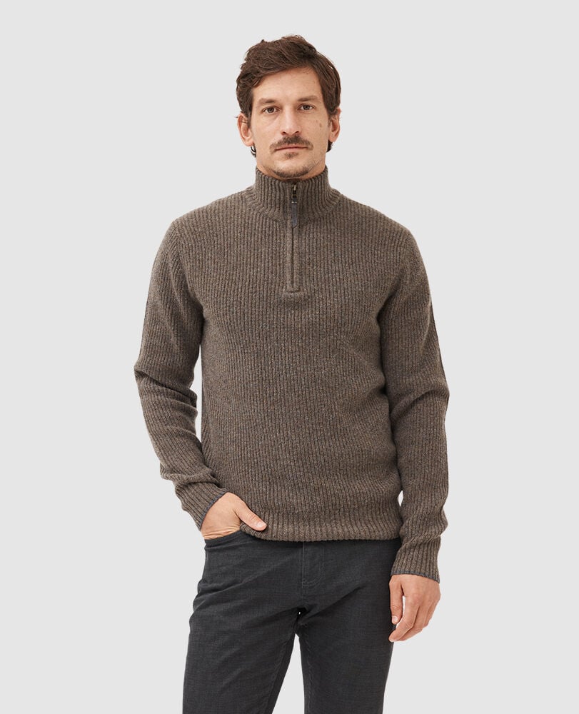 Robbies Road Knit, WALNUT, Front