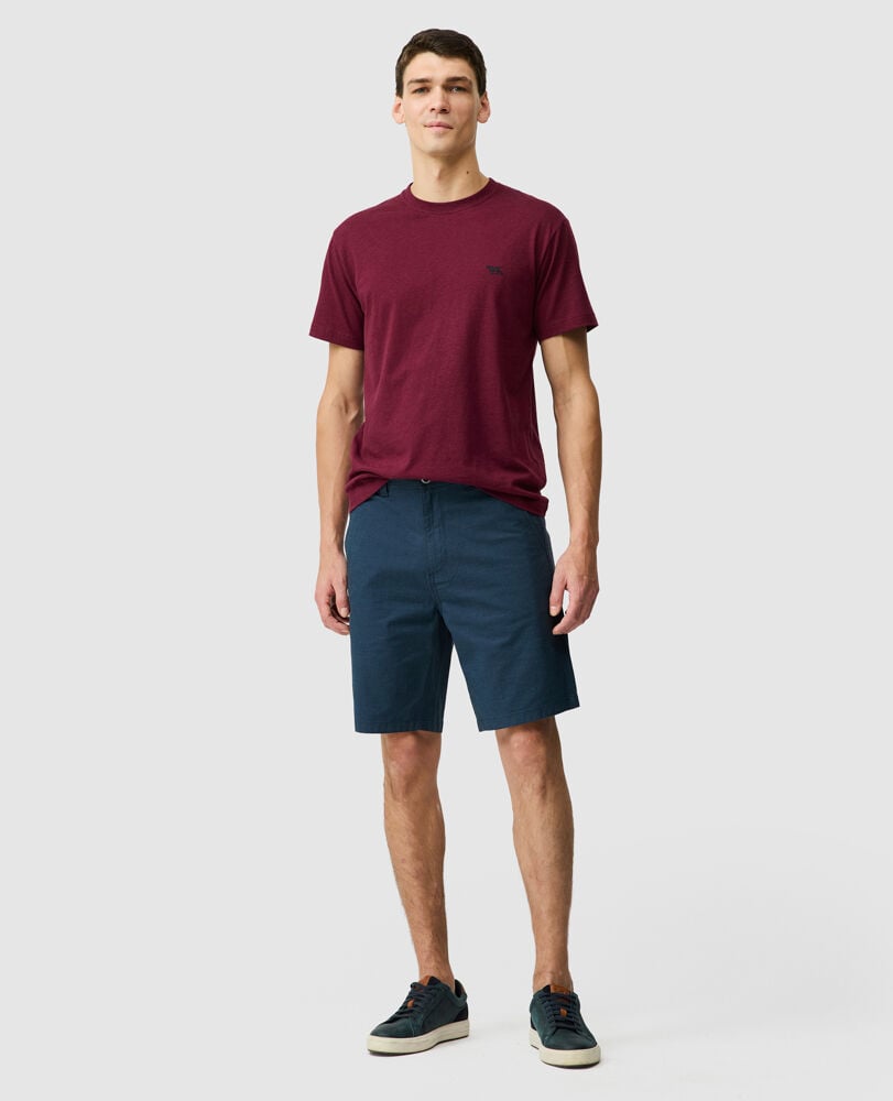 The Gunn Sports Fit Tee 2.0, OXBLOOD, Off Front
