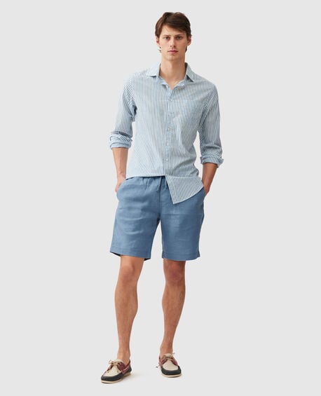 Ferry Landing Sports Fit Shirt, TEAL