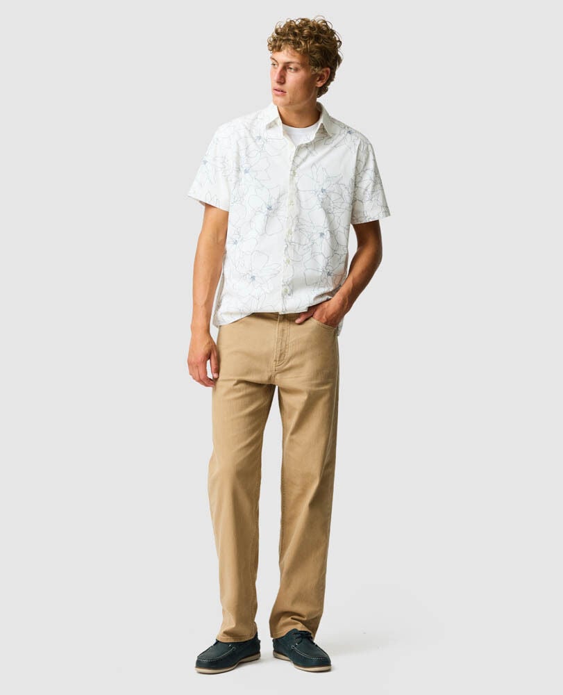 Selwyn Huts Loose Fit Jean, Saddle, Off Front