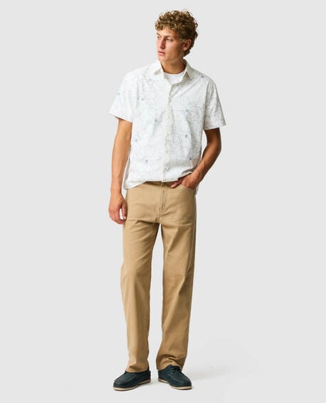 Selwyn Huts Loose Fit Jean, Saddle