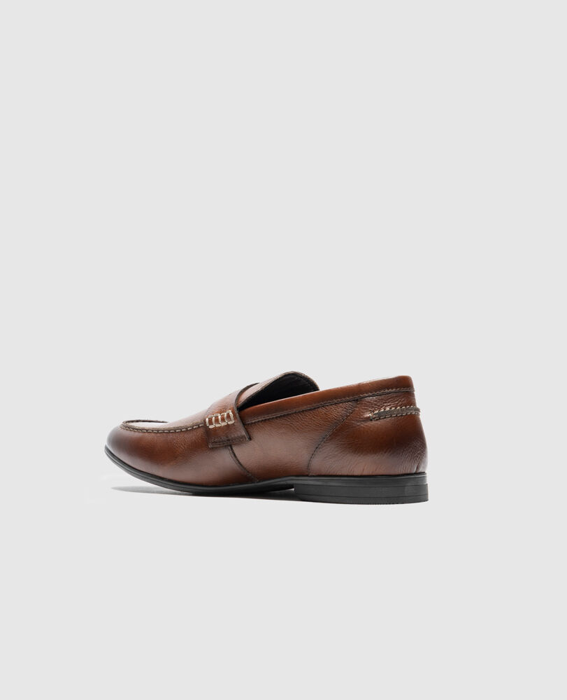 Mocassins St James, COGNAC, Flat Lay
