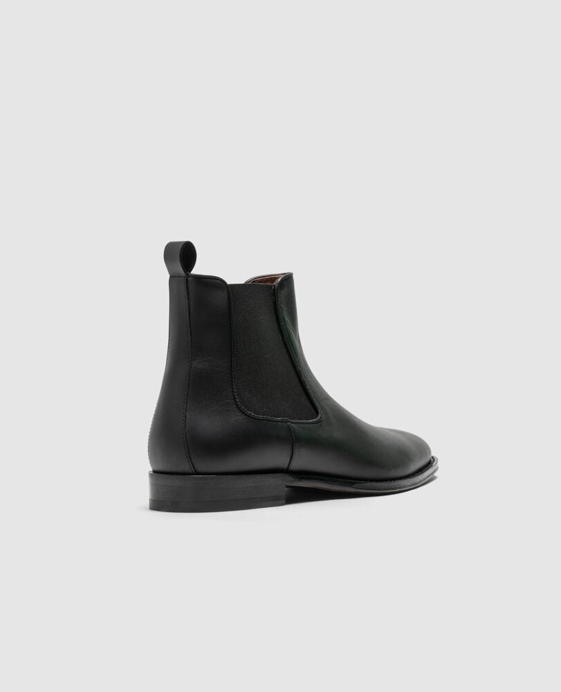 Saddleview Chelsea Boot, BLACK, Back