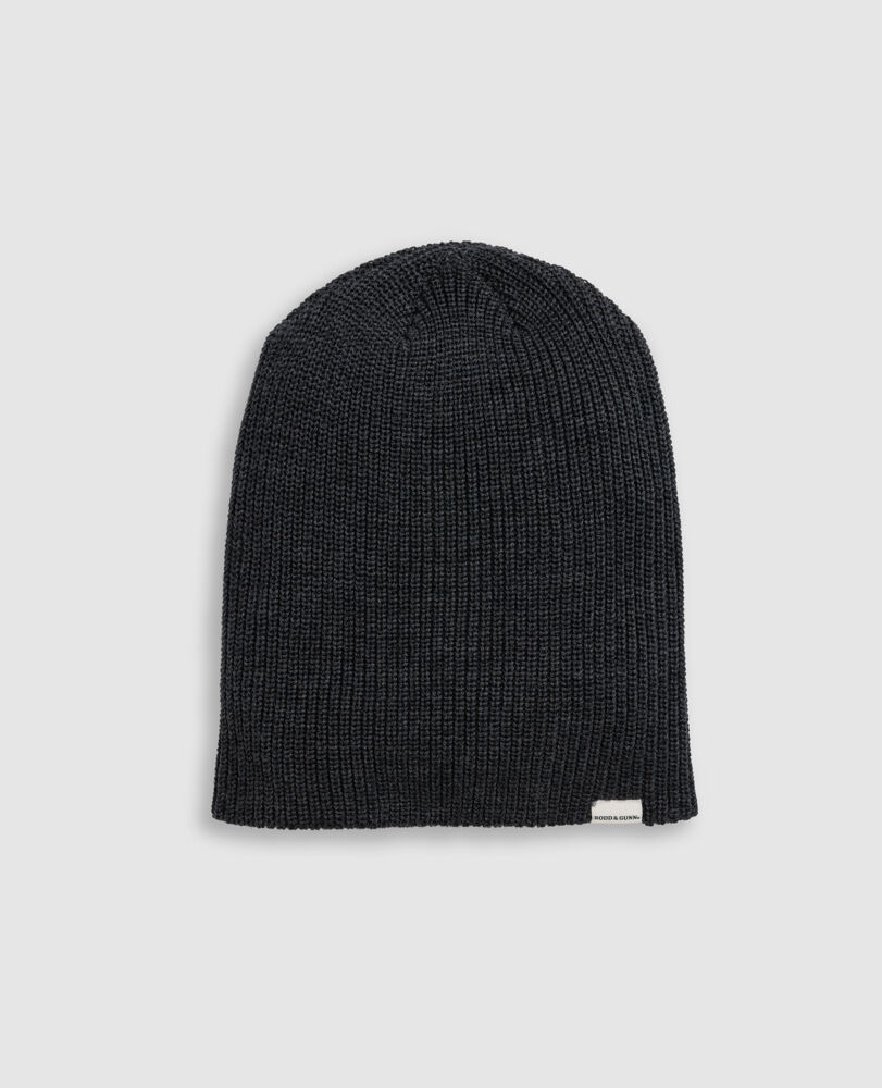 Gunn Beanie, CHARCOAL, Off Front