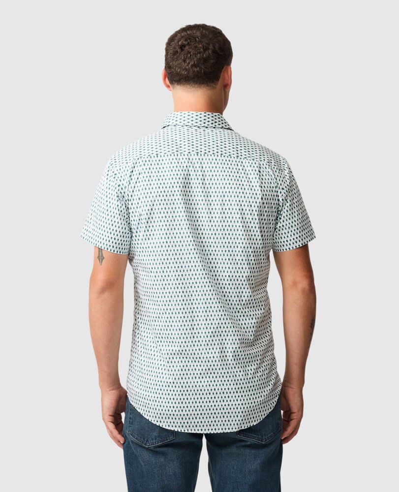 Byron Sports Fit Shirt, AVOCADO, Back