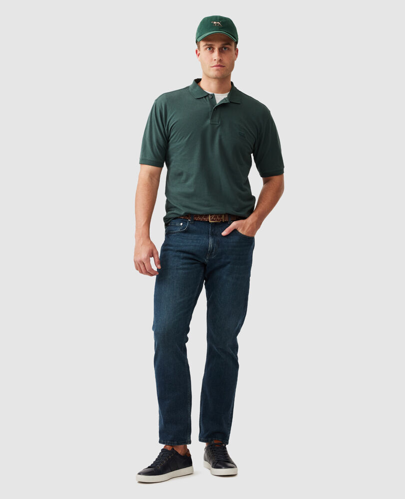 The Gunn Original Fit Polo, VINE, Off Front