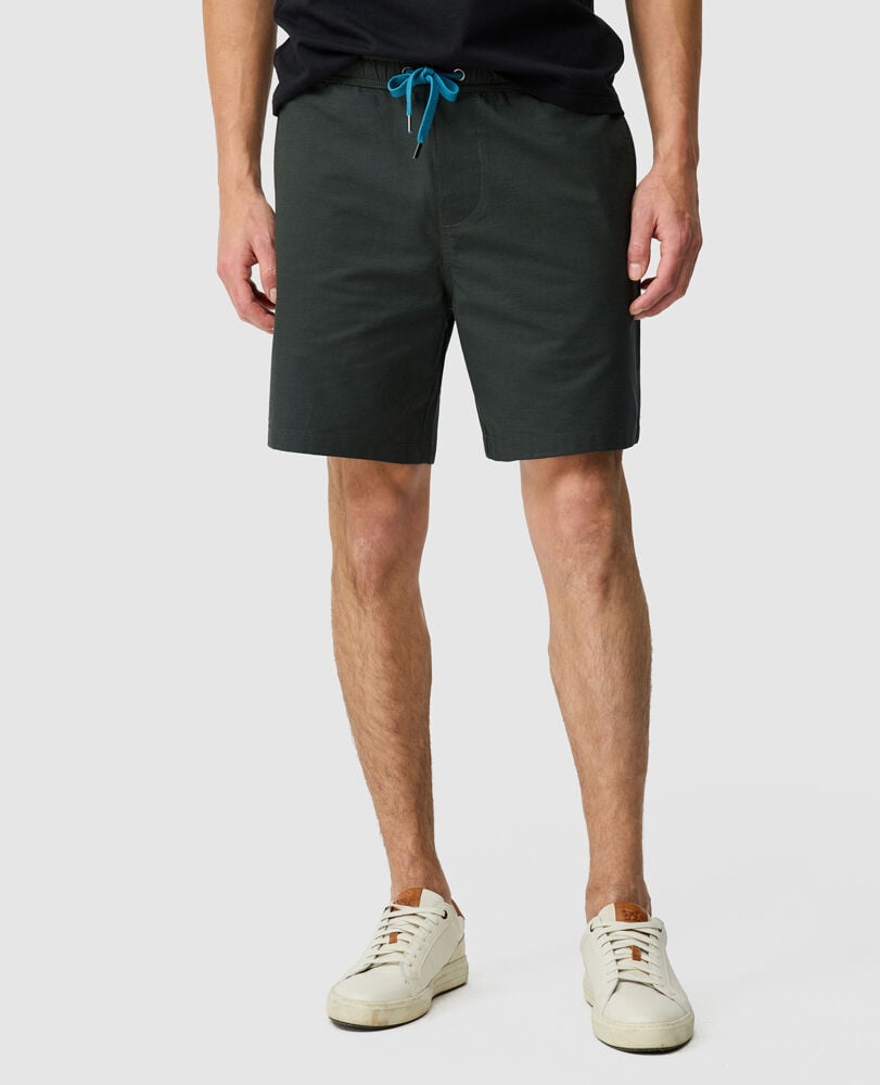 Short taille elastique Gunn, 7", OLIVE, Front