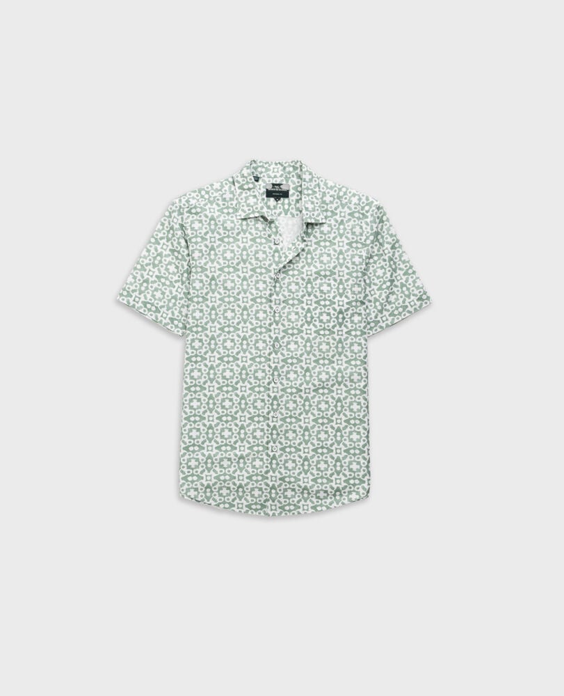 Palliser Bay Shirt, SAGE, Flat Lay