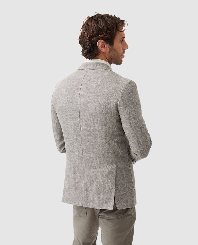 The Cascades Sports Fit Jacket, MINK, Back
