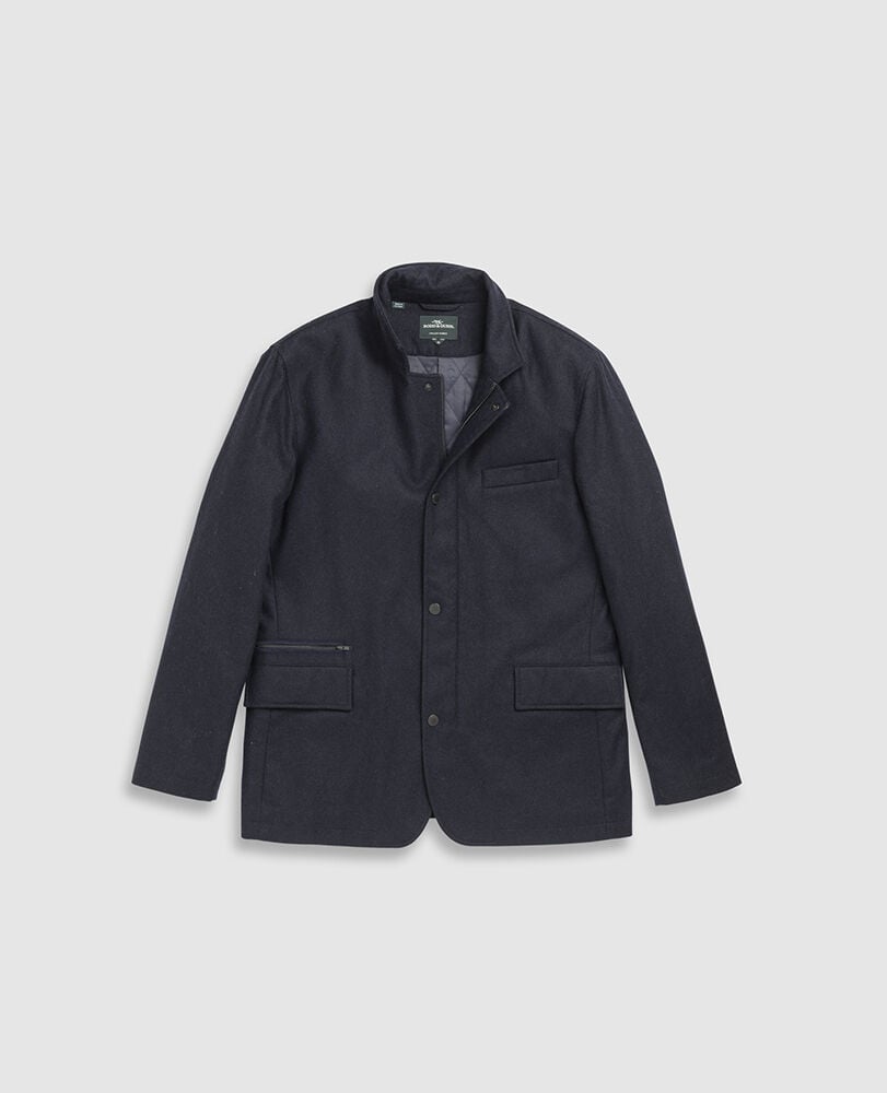 Longbush Jacket, NAVY, Flat Lay