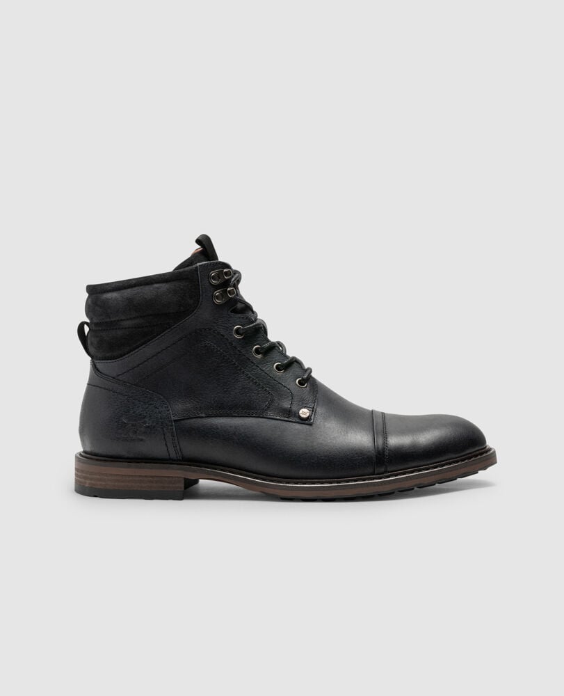 Dunedin Military Boot, ONYX WASH, Front