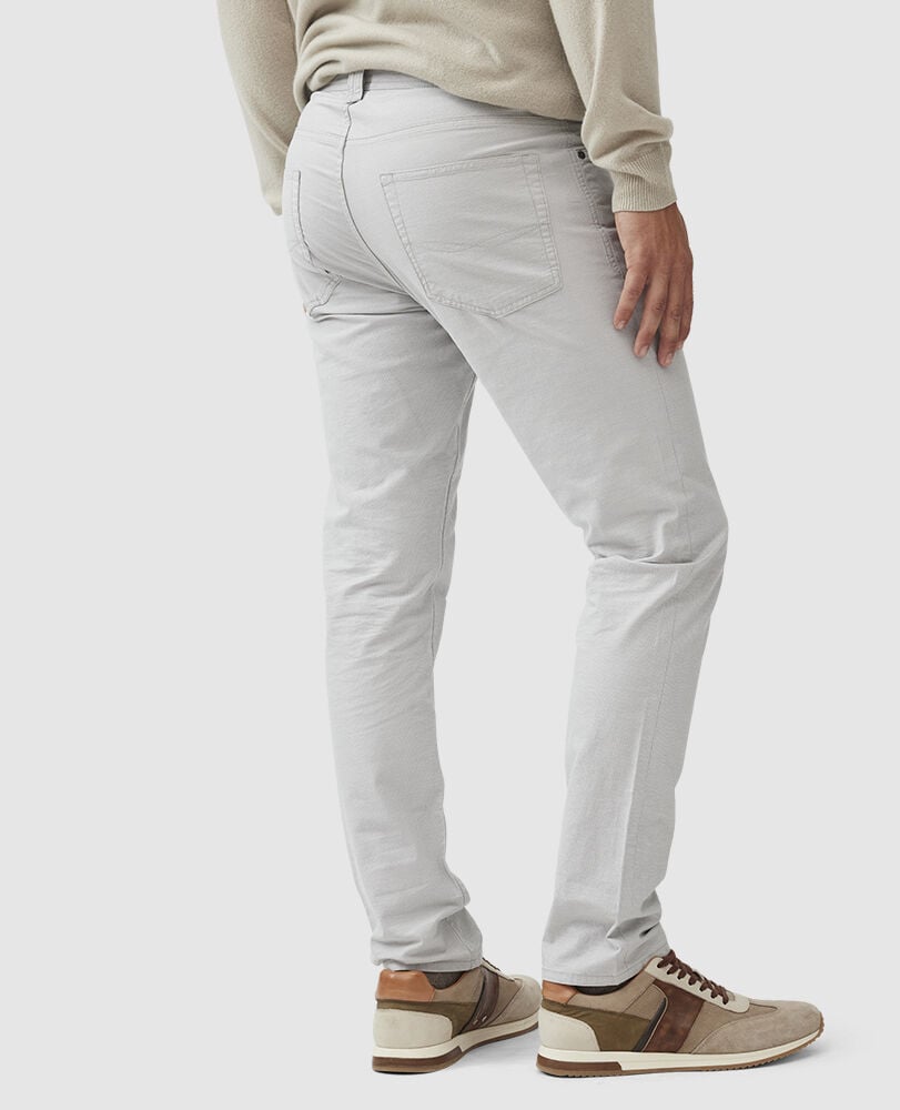 Gunn Straight Fit Jean, OATMEAL, Back