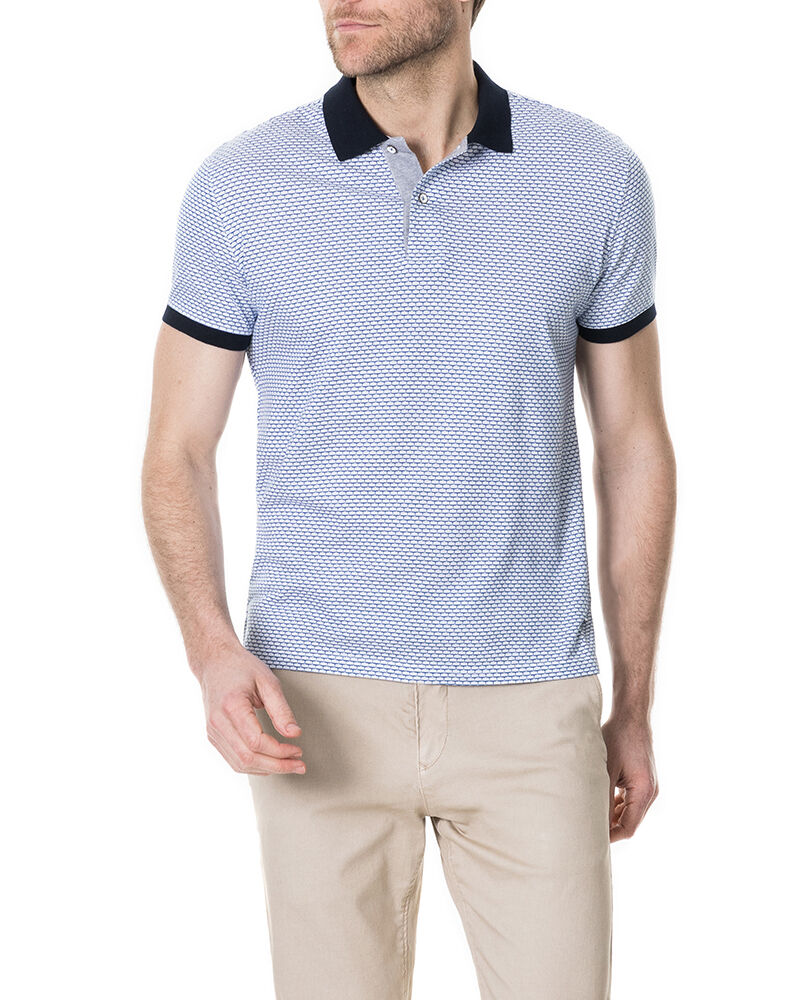 Roys Hill Sports Fit Polo, RIVIERA, Front