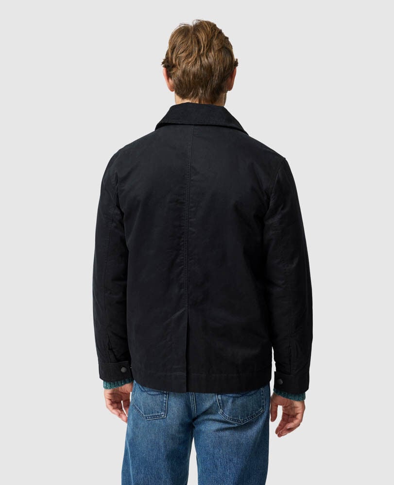 Mount Eden Jacket, BLACK, Back