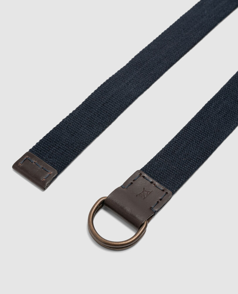 Double Bay Belt, NAVY, Off Front