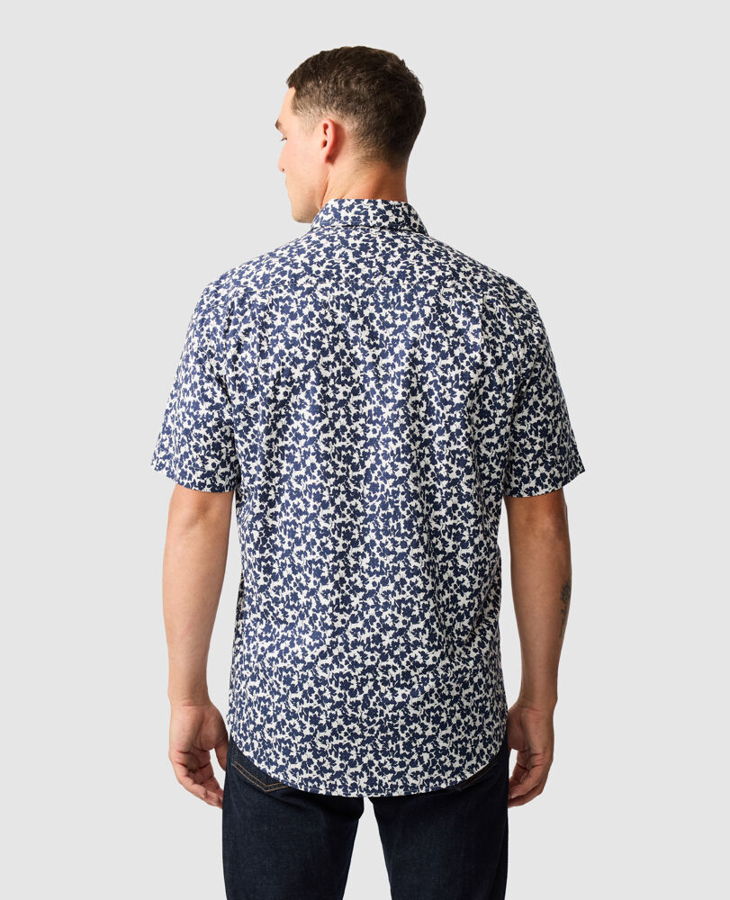 Jameison Bay Shirt, NAVY, Back