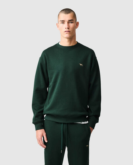 Otago Crew Neck Sweat, FOREST