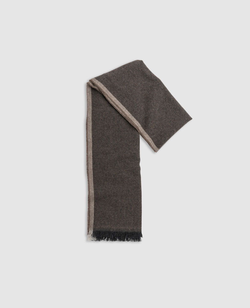 Chancery Place Scarf, MUD MULTI, Off Front