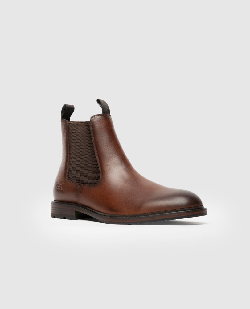 Granity Chelsea Boot, COGNAC, Off Front