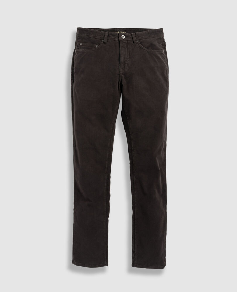 Gerade Straight Moleskin-Jeans Albury, AKTIVKOHLE, Flat Lay
