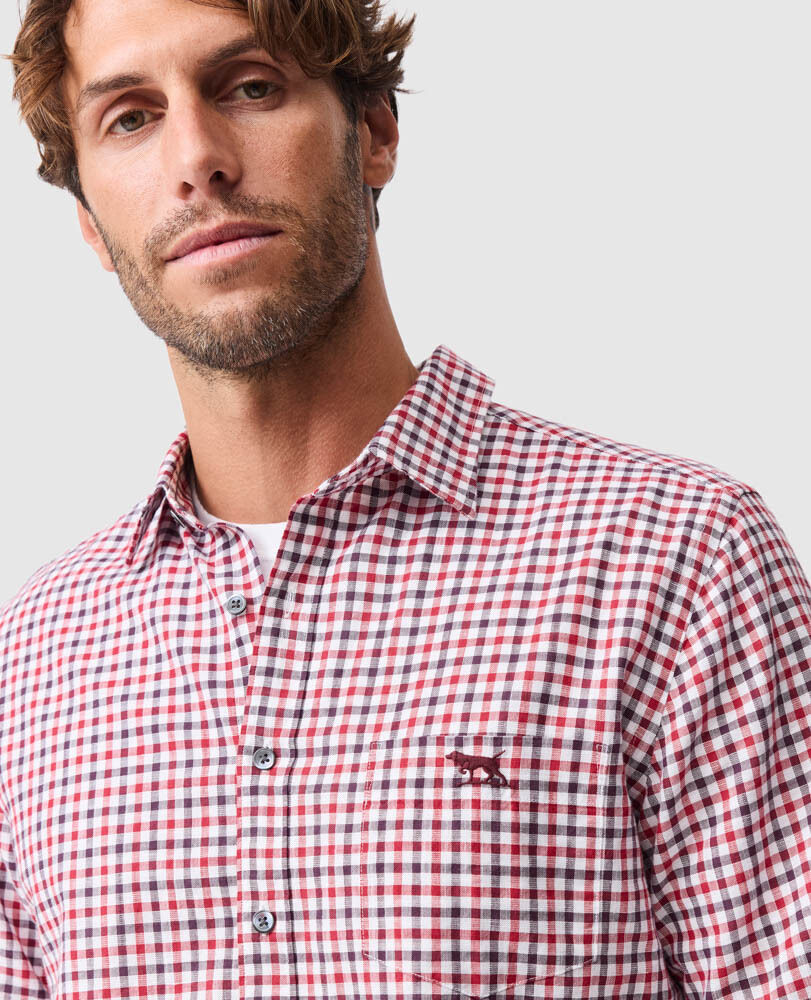 Gebbies Valley Shirt, BEERE, Detail 3