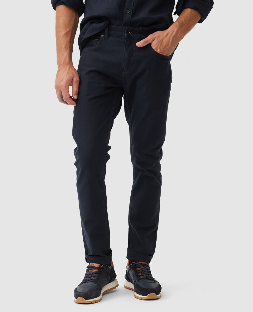 Jeans Motion mit schmaler Passform, NAVY, Front