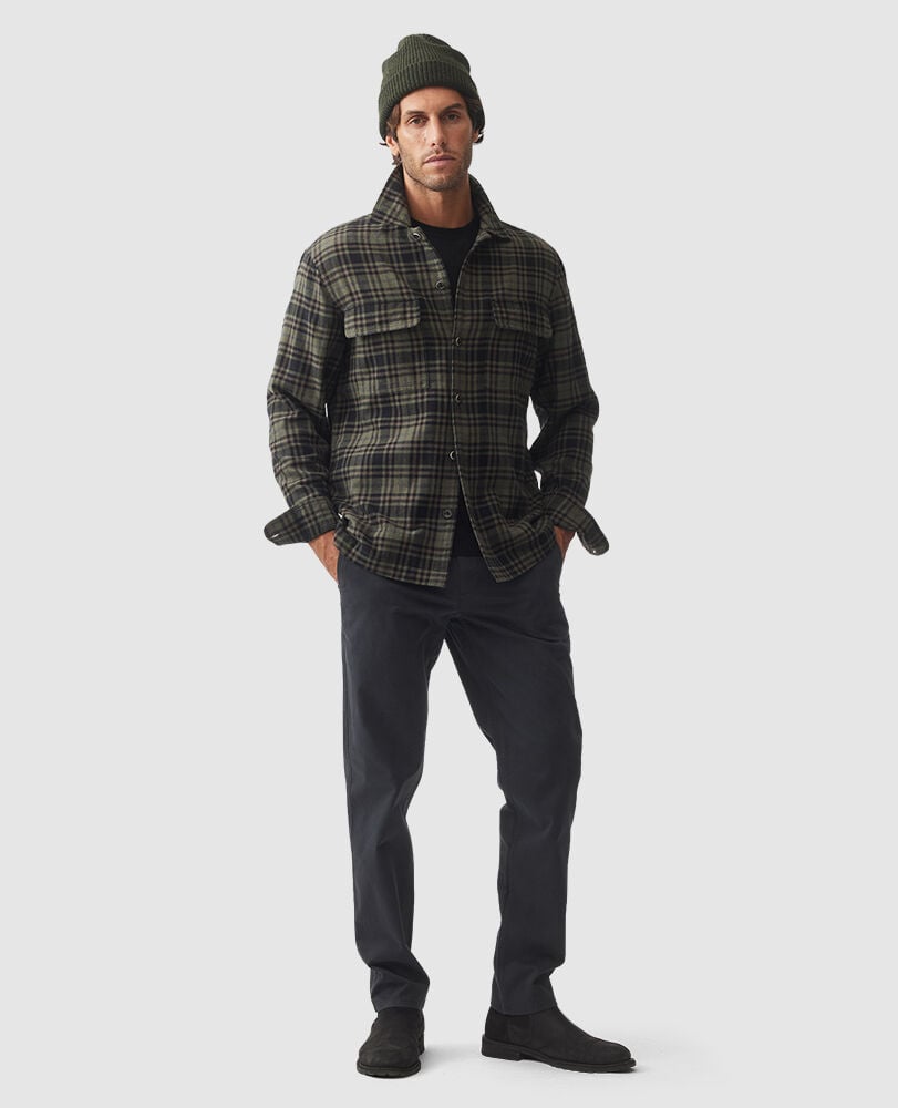 Thomas Road Chino Pant, COAL, Off Front