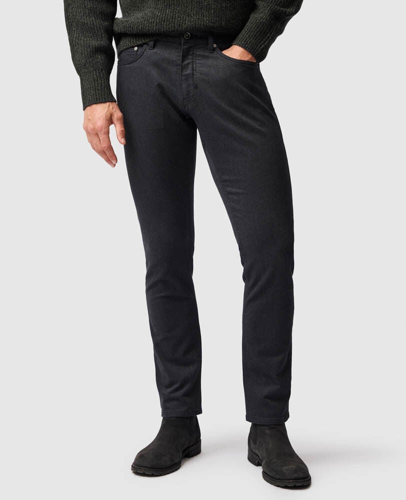 Motion Melange Straight Fit Jean, ONYX, Front