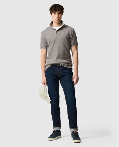 The Gunn Sports Fit Polo, MOCHA