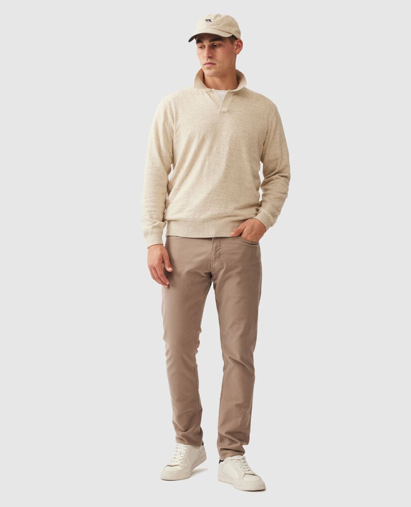 Fortrose Knit, NATURAL, Off Front