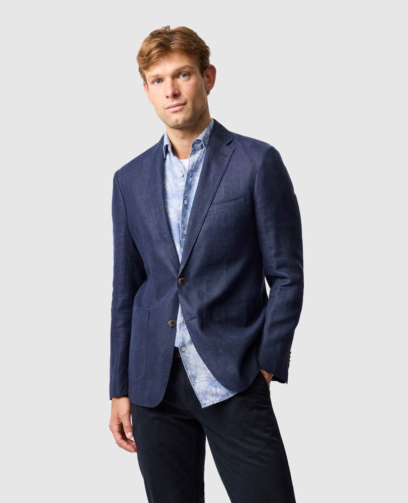 Veste coupe sportive The Cascades, BLEU NUIT, Front