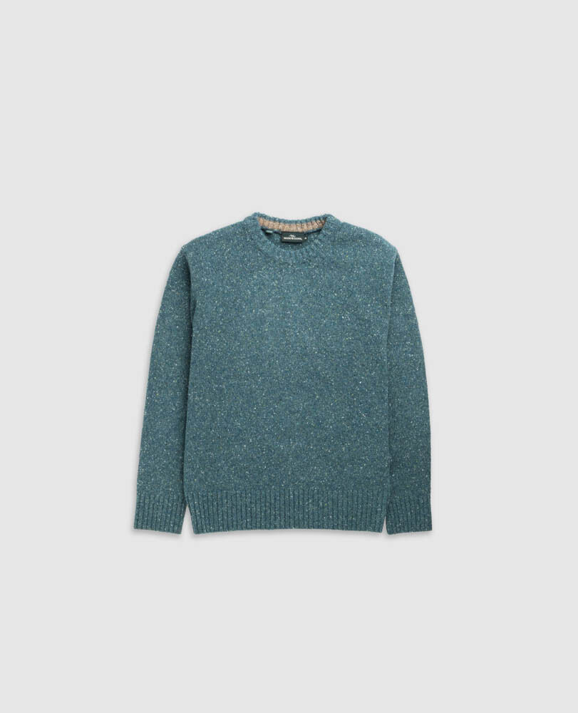 Cox Road Knit, DARK TEAL, Flat Lay