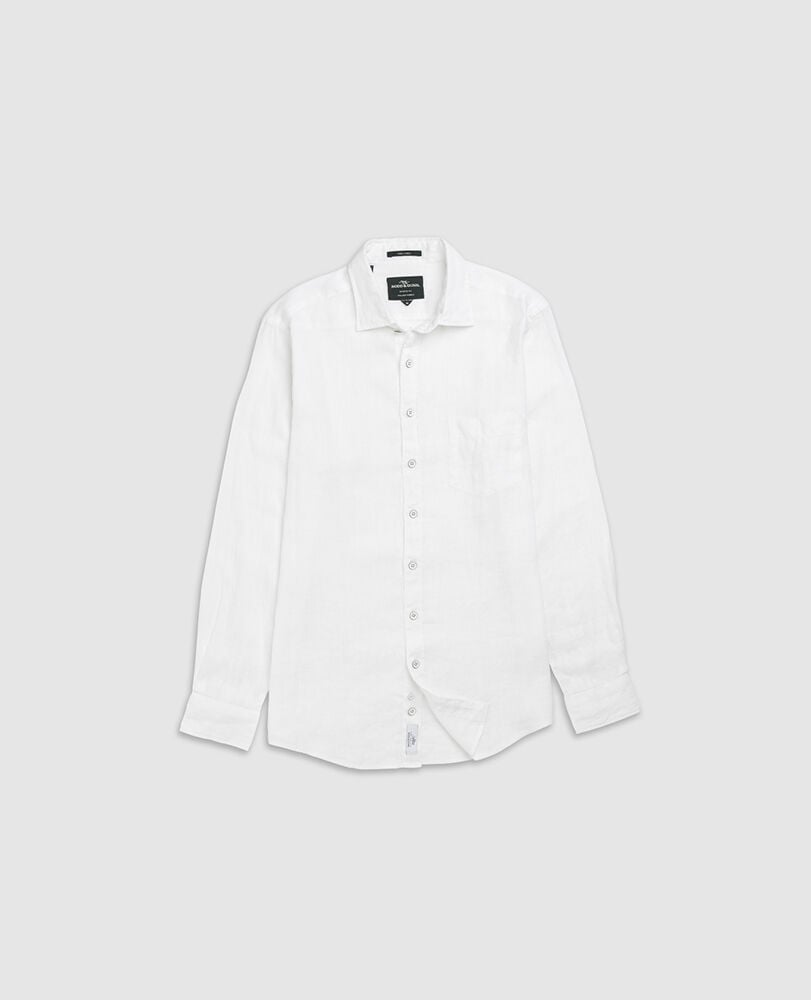Coromandel Sports Fit Shirt, SNOW, Flat Lay