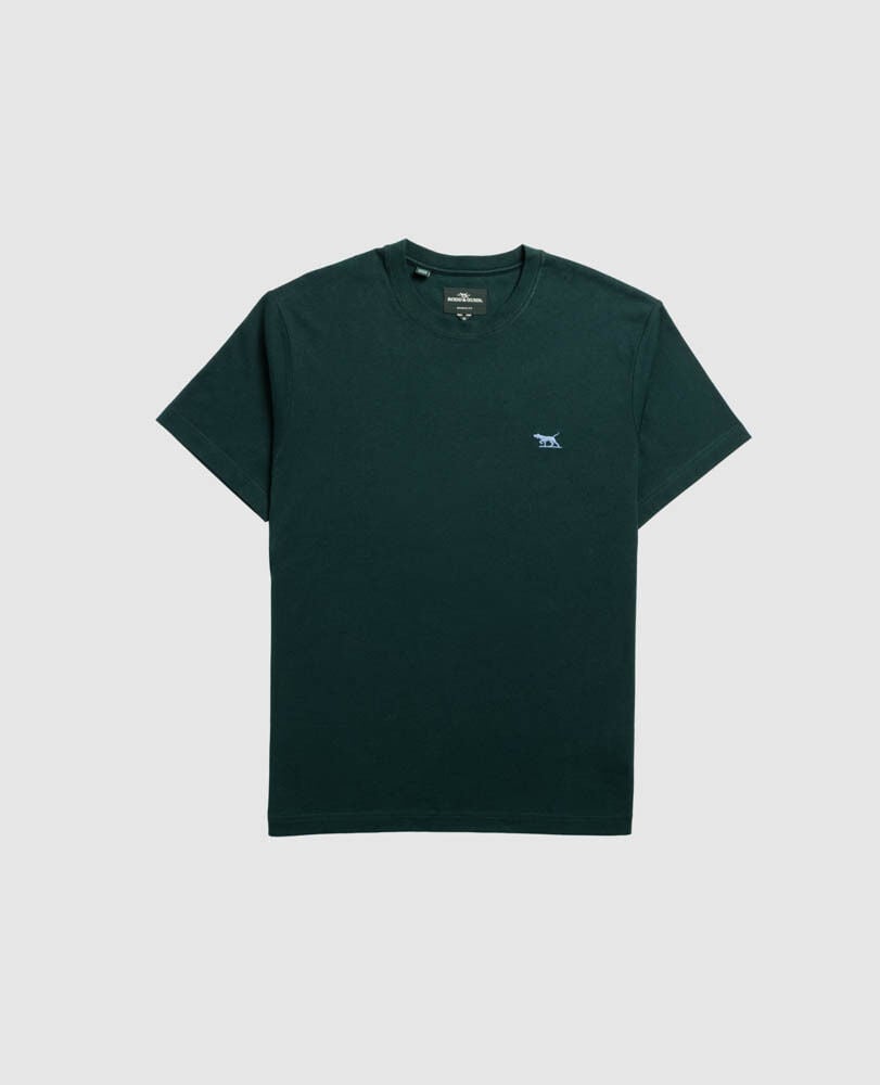 The Gunn Sports Fit Tee 2.0, BOTTLE GREEN, Flat Lay