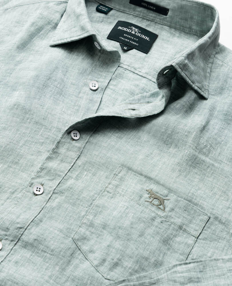 Coromandel 2 Sports Fit Shirt, MOSS, Detail 2