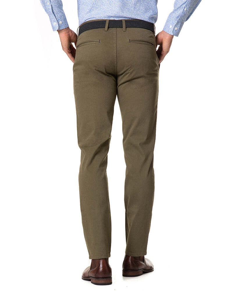 Thomas Road Chino Trousers, OLIVE, Flat Lay