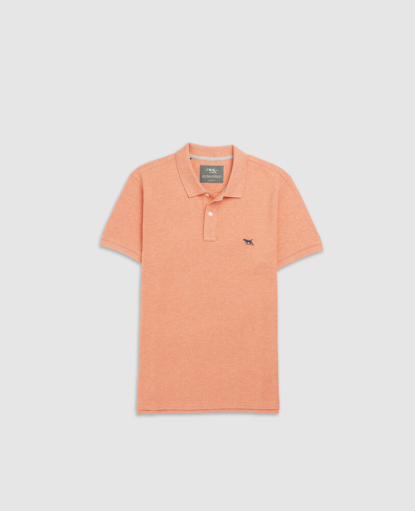 The Gunn Polo, SALMON, Flat Lay