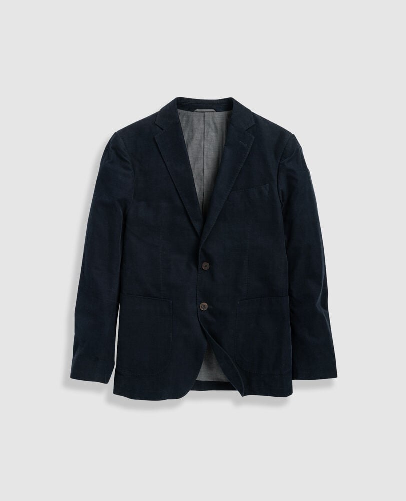 Saint Bathans Sports Fit Jacket, NAVY, Flat Lay