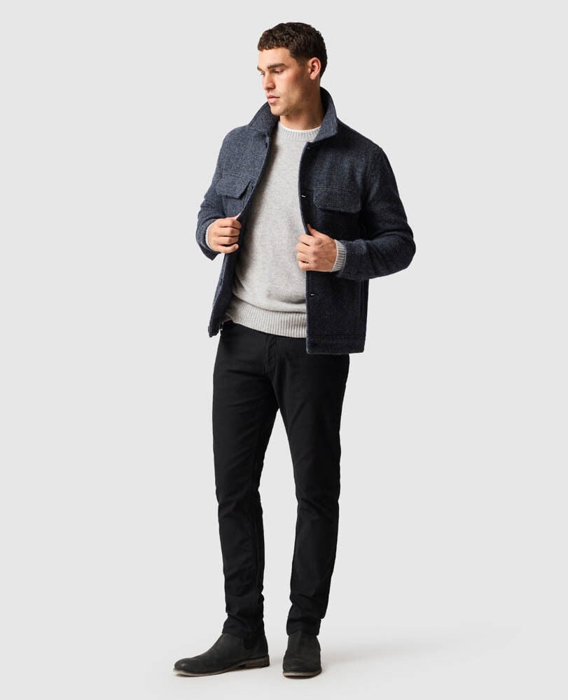 Roys Hill Jacket, GRAPHITE, Off Front