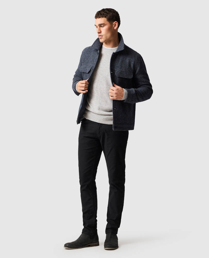 Roys Hill Jacket, GRAPHITE, Off Front