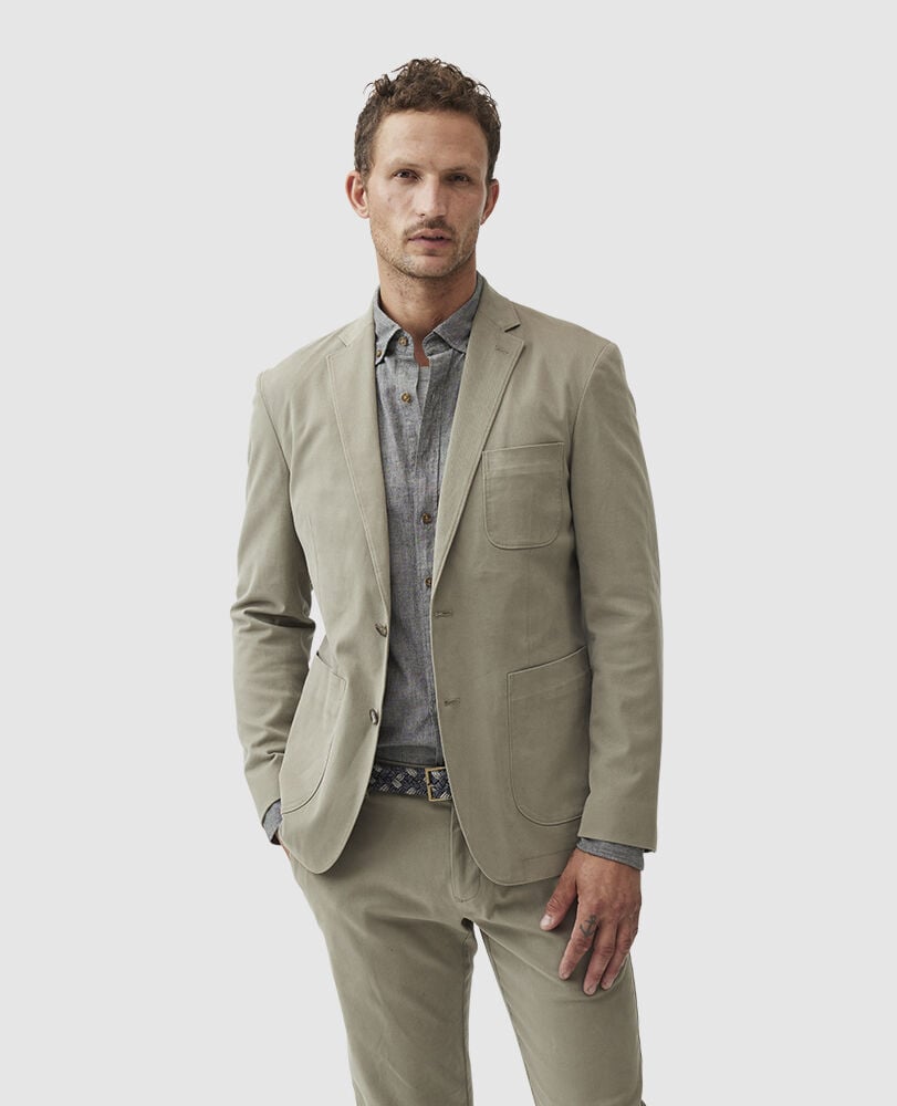 Fairton Sports Fit Jacket, SAGE, Front