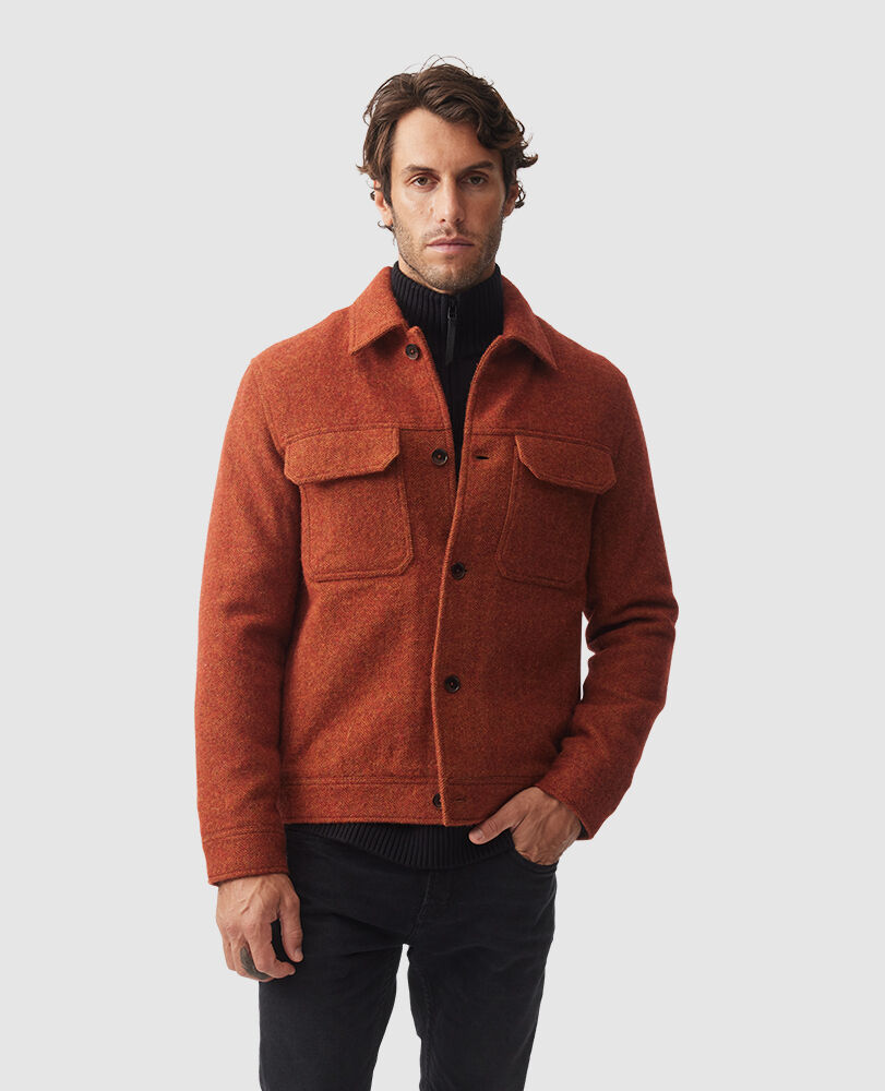 Park Island Jacket, TANGERINE, Front